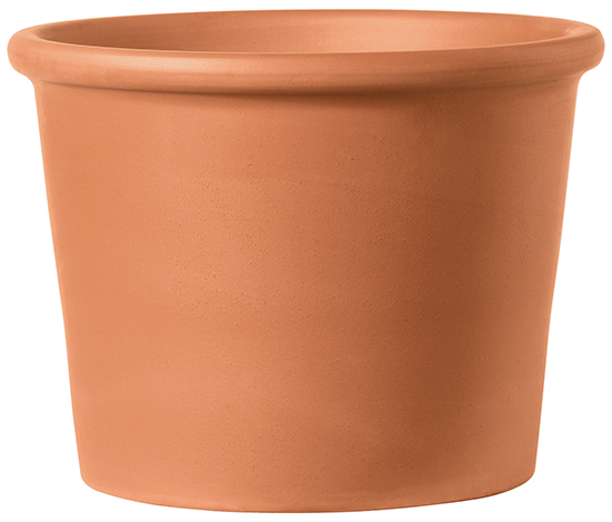 Vase Cylindrique Cotto D17,6 H13,4 - DEROMA